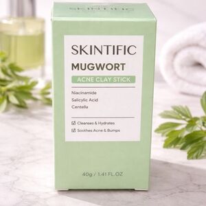 Skintific - Mugwort Acne Clay Stick - Mint Green